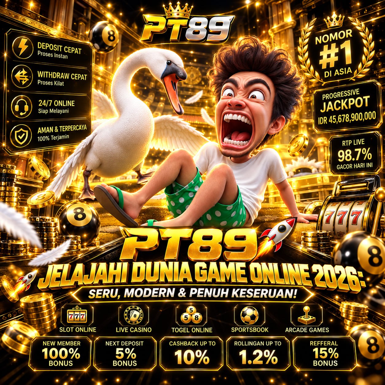 PT89 : Jelajahi Dunia Game Online 2026: Seru, Modern & Penuh Keseruan!